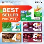 Relx 6代煙彈-口味推薦